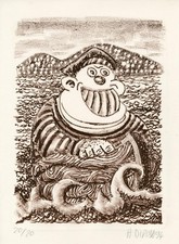 Hervé Di Rosa, Estampe, Marin à Sète