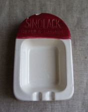 CENDRIER PUBLICITAIRE VINTAGE SINOLACK KIFFER & HAMAIDE - BORNE KILOMÉTRIQUE