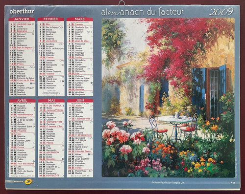 Calendrier oberthur 2009 - calendrier,