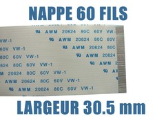 NAPPE ZIF LIF FPC AWM - 60 FILS -  30.5 mm x 200 mm
