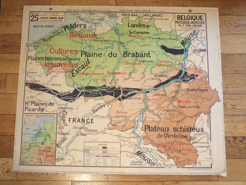 Ancien carte vidal - carte,