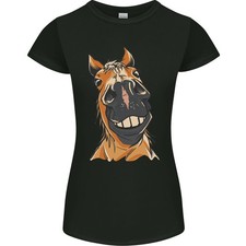 T-Shirt Équitation Femme Coupe Petite Horse Chops