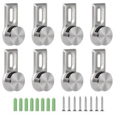 8 x Fixation Miroir Mural