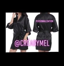 Kimono En Satin Personalisé