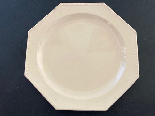 Assiette octogonale perlée - assiette, en