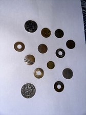 Lot 13 jetons / Token pour jeux ou diverses machines, Taxiphone