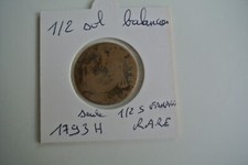 1/2 SOL BALANCES 1793 H  seule monnaie frappée en demi sol révolution  RARE RARE