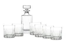 Ensemble Whisky Bouteille Et 6 Verres En Cristal Style Timeless RCR