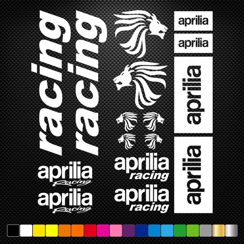Aprilia racing 18 stickers - 18,