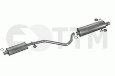 PEUGEOT 306 BERLINE 3/5 PORTES 1.4 1.8 1993-2002 Ligne D'échappement Silencieux