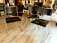 8 CHAISES SPILIMBERGO ITALIE DESIGN 1970 XXème