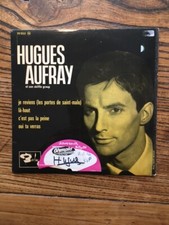 DEDICACE Hugues Aufray 45T et