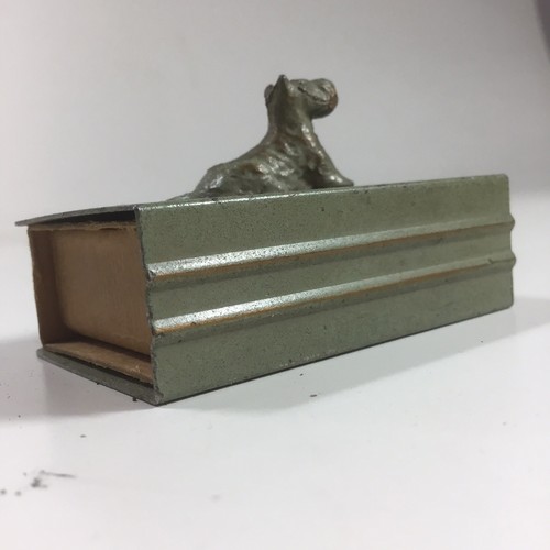 Matchsafe scotty dog bronze - matchsafe,