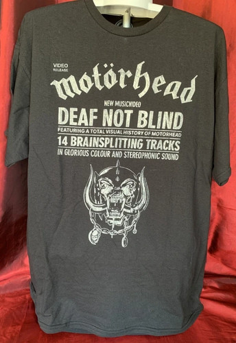 Shirt motörhead deaf not - motörhead,