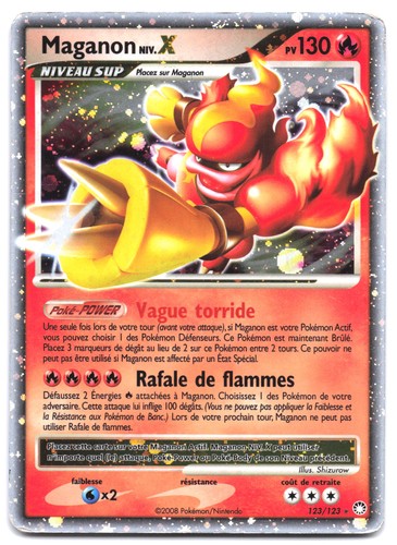 Carte pokémon maganon - niv, x