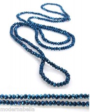 Collier De Cristaux Fil Long