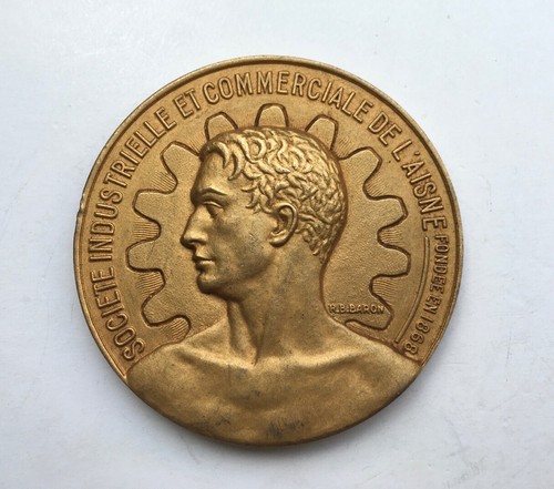 Médaille bronze société - médaille, en