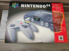 Boite Vide Console de Jeu Vidéo Nintendo 64 N64 PAL