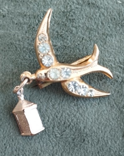 Ancienne broche hirondelle - ancienne,