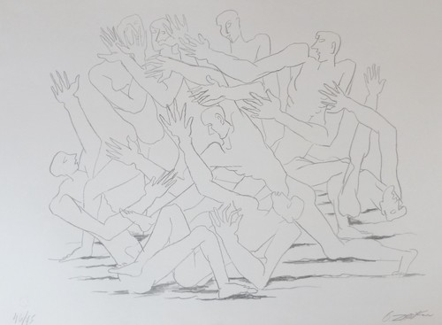 Ossip zadkine lutte - ossip,