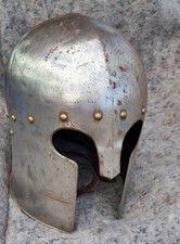 Casque ANTIQUITÉ GRECQUE ACIER CORINTHE GUERRE Ancien GREC ANTIQUE HISTOIRE 