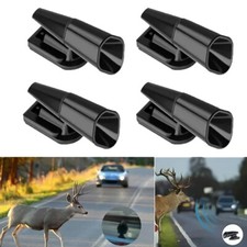 4xAlarme sonore à ultrasons pour voiture/moto Sifflet noir répulsif pour animaux