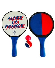 2 raquettes de Beach Scratch avec ses 2 balles FFF