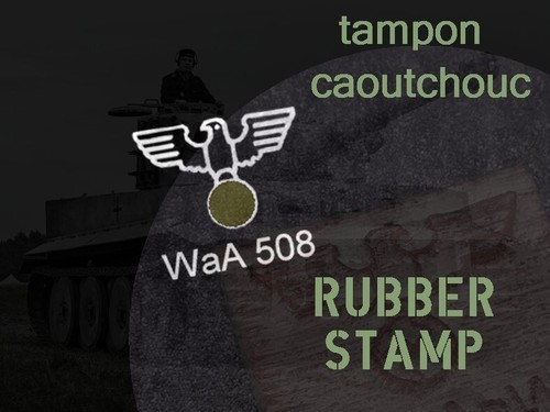 Rubber stamp tampon - tampon, caoutchouc