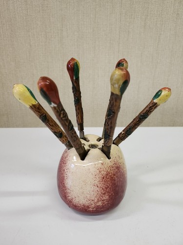 Pomme ceramique porte - pomme,