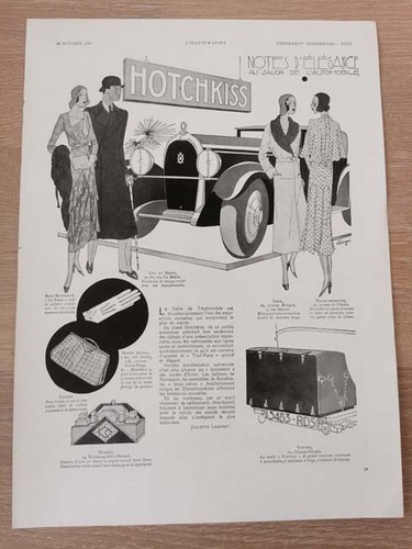 Hotchkiss 1930 voiture - hotchkiss, voiture,