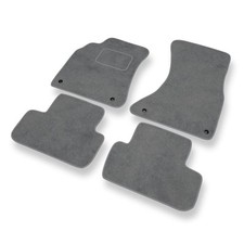 Tapis de sol en velour pour Audi A5 I 8T Coupé, Cabriolet (2007-2016) Gris 2