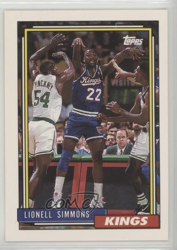 1992 topps lionel simmons - 1992-93,