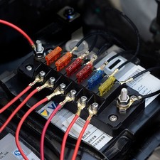  Support de fil de fusible à 6 voies pour véhicule Boîte à fusibles à sortie