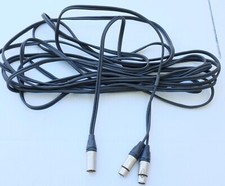 Neutrik Câble instrument en Y : 2x XLR femelle / XLR mâle longueur 10m.