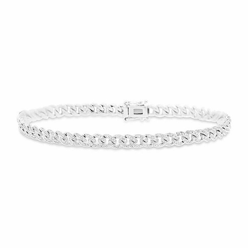 14k blanc rond - 14k, or