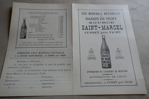 Publicité plaquette eau - publicité,