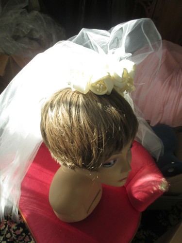 Soft ivory satin roses - soft,