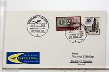 F330   LUFTHANSA ALLEMAGNE  LUFTPOST FIRST FLIGHT PREMIER 1° VOL AVION  COVER 