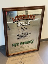 Cadre Miroir Whisky Louisiana Belle Bateau A Vapeur Grande Taille