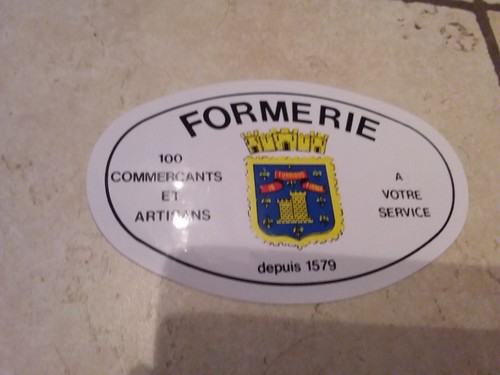 Ancien autocollant blason - autocollant,