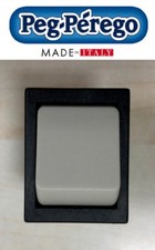 PEG PEREGO Bouton Gaucho 1 Et 2 - 12V 20A Noir/Gris MEPU0002 -nuovo-italia