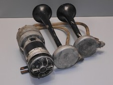 -ANCIEN KLAXON DE POMPIERS 2 TONS SEV MARCHAL 12 VOLTS FONCTIONNE VHC   D