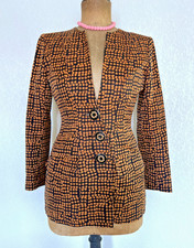 Veste tailleur à pois Christian Lacroix - Veste asymétrique Lacroix Vintage 90s