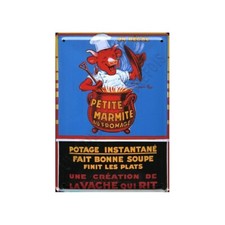 Plaque métal publicitaire