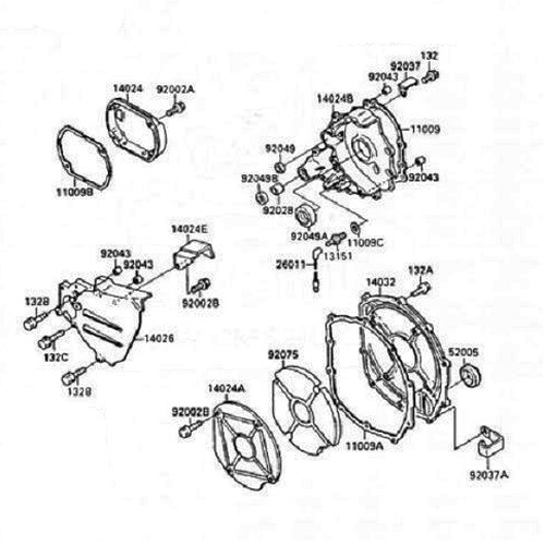 Kawasaki gpx 750 1987 1990 - gpx, 1987-1990