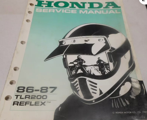 1986 1987 honda tlr200 relfex - 1987,