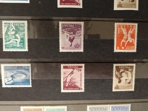 Timbres pologne neufs - neufs, sport