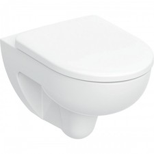 Cuvette WC suspendu sans bride avec abattant Renova Rimfree® GEBERIT