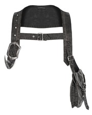 Punk Rave Apocalyptic Gothique Steampunk Utilitaire Sacoche Harnais Hop Sac Gris