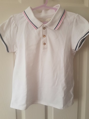 Polo blanc intelligent fille